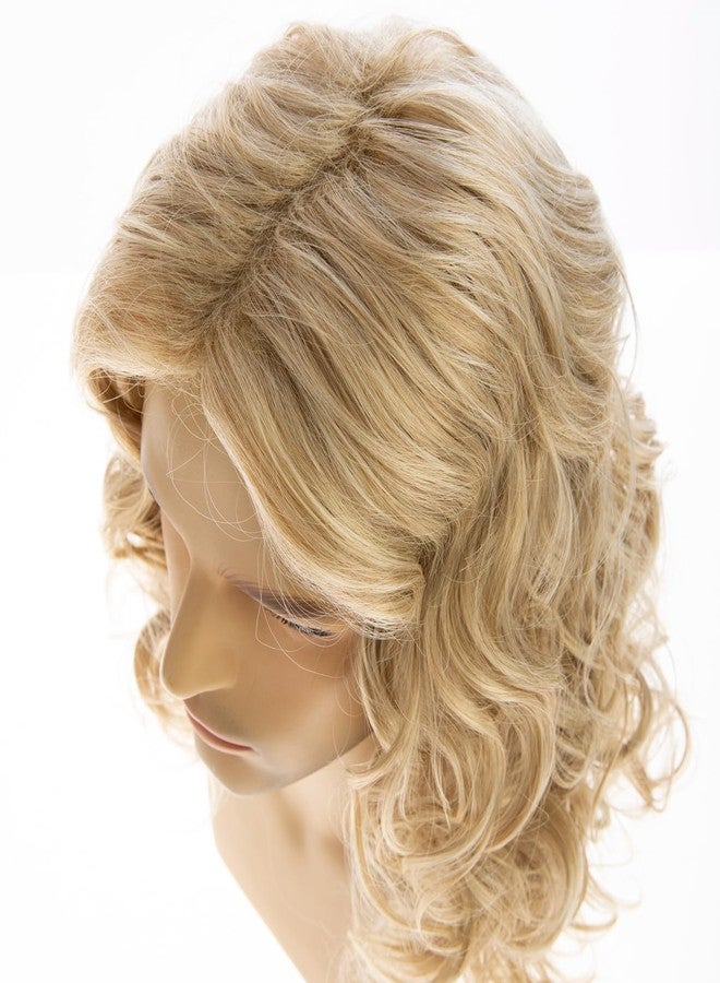 Wiwige Mens Wig Long Curly Wavy Blonde Wig for Males Halloween Cosplay Costume Synthetic Replacement Wigs - Image 4